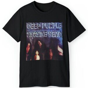 Deep Purple Machine Head Album T Shirt Rock Band Graphic Fan Gift Retro Vintage